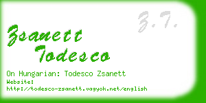 zsanett todesco business card
